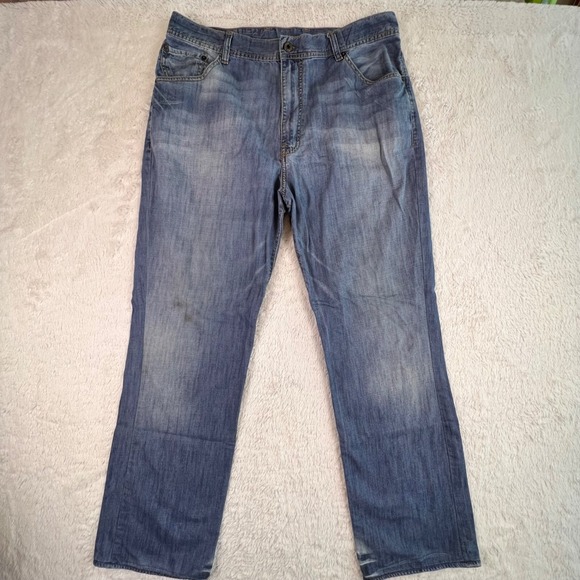 Polo Ralph Lauren Jeans BRIXTON Men's‎ 38 Blue Denim 38x32 Loose Straight Egypt - Picture 1 of 16